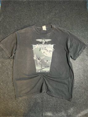 Faded Black Y2K The Metallica Club 2007 Men’s T-Shirt Size Xl Rock Band